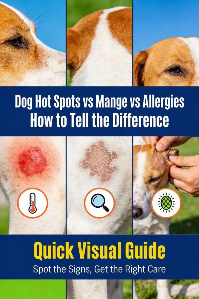 dog allergy symptom locations
