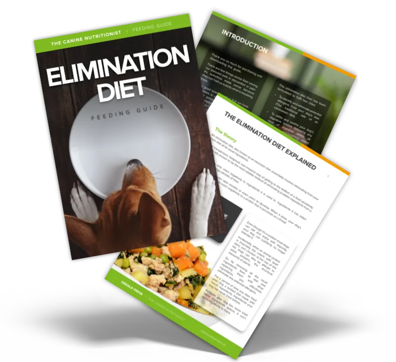 elimination diet trial for dog food allergies