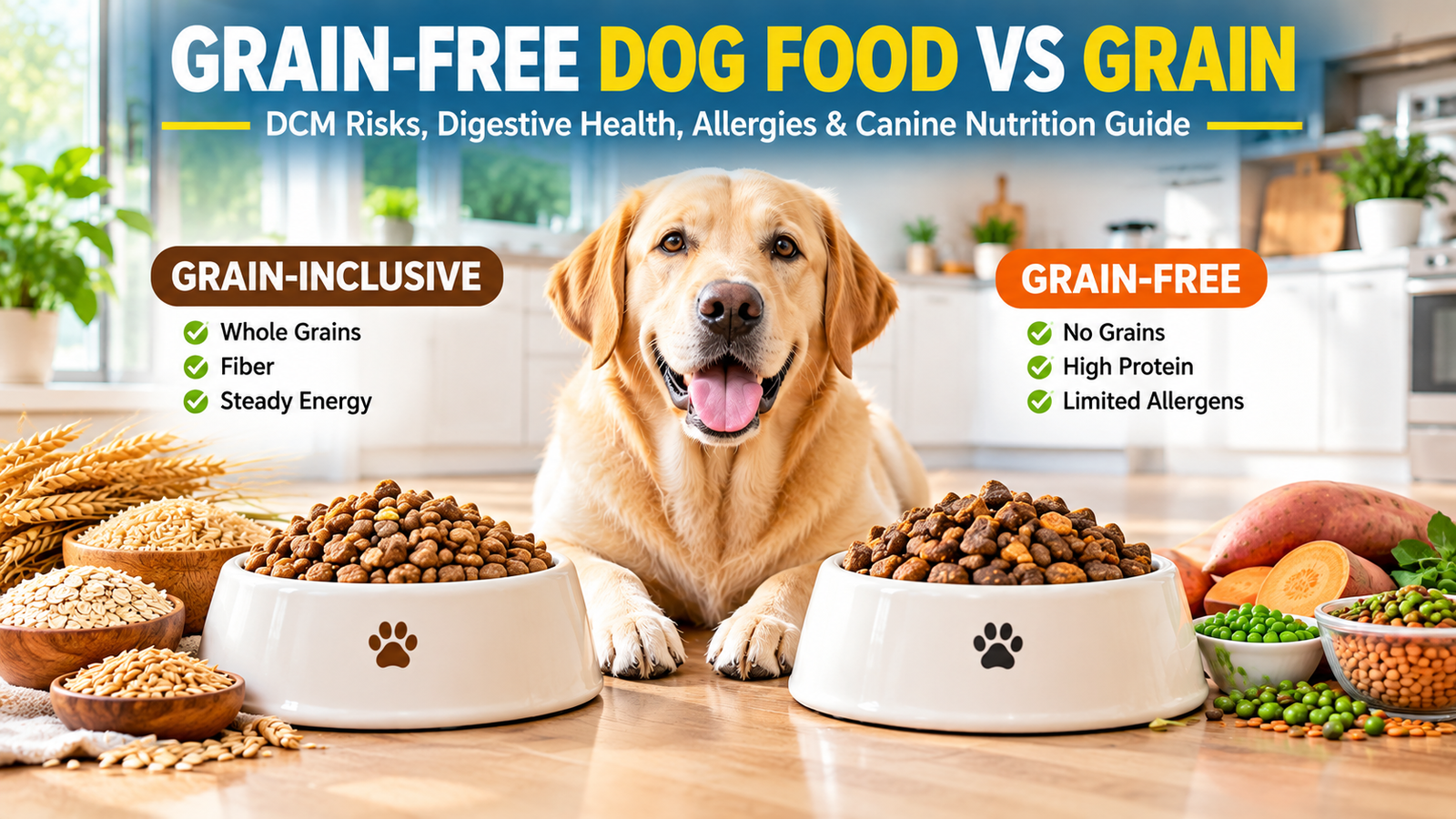 Grain Free Dog Food vs Grain