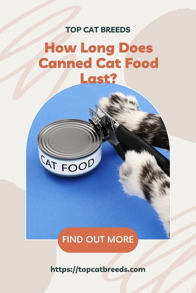 How Long Does Canned Cat Food Last After Opening